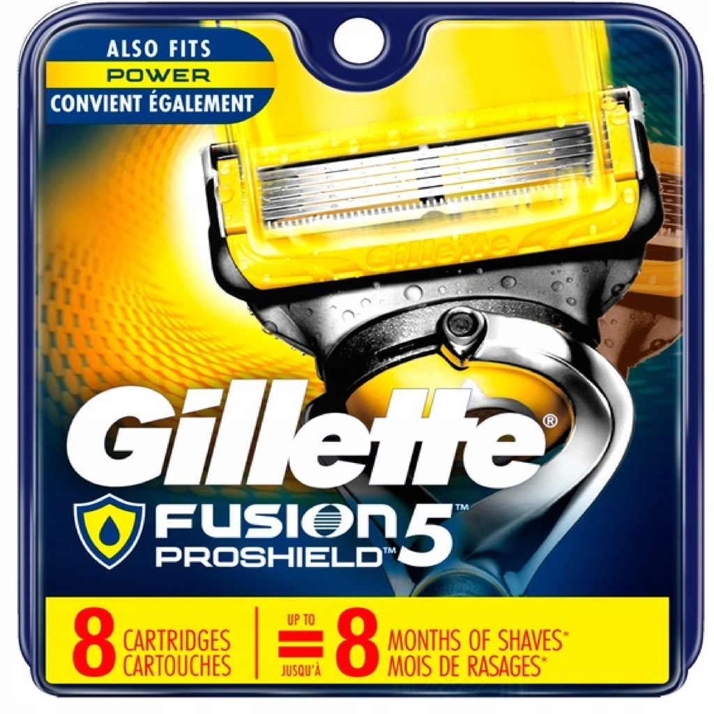 Gillette Fusion ProShield Ostrza do maszynki 8 szt