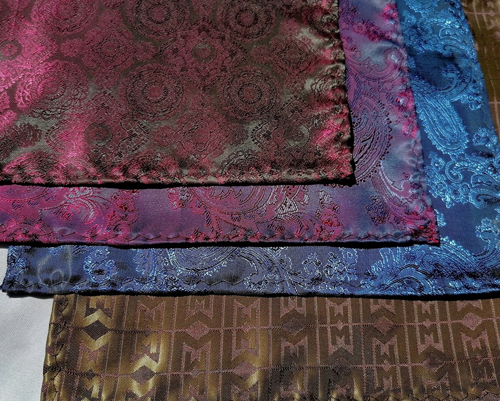 Купить Нагрудный платок-бутоньерка жаккардовый, синий/черный, высота 24 часа.: отзывы, фото, характеристики в интерне-магазине Aredi.ru