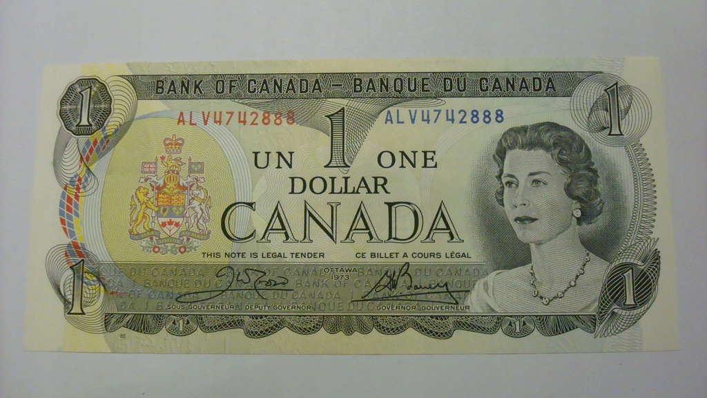 Banknot - Kanada 1 dolar 1973 stan 1