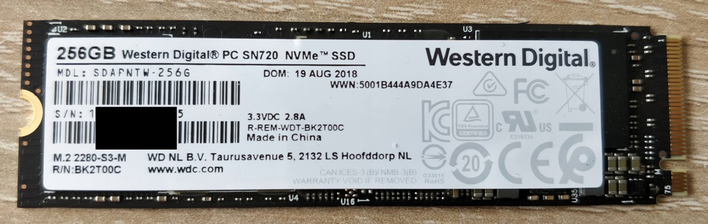 Ssd 256gb Wd Cl Sn7 Nvme M 2 2280 3000 1600 Mb S Oficjalne Archiwum Allegro