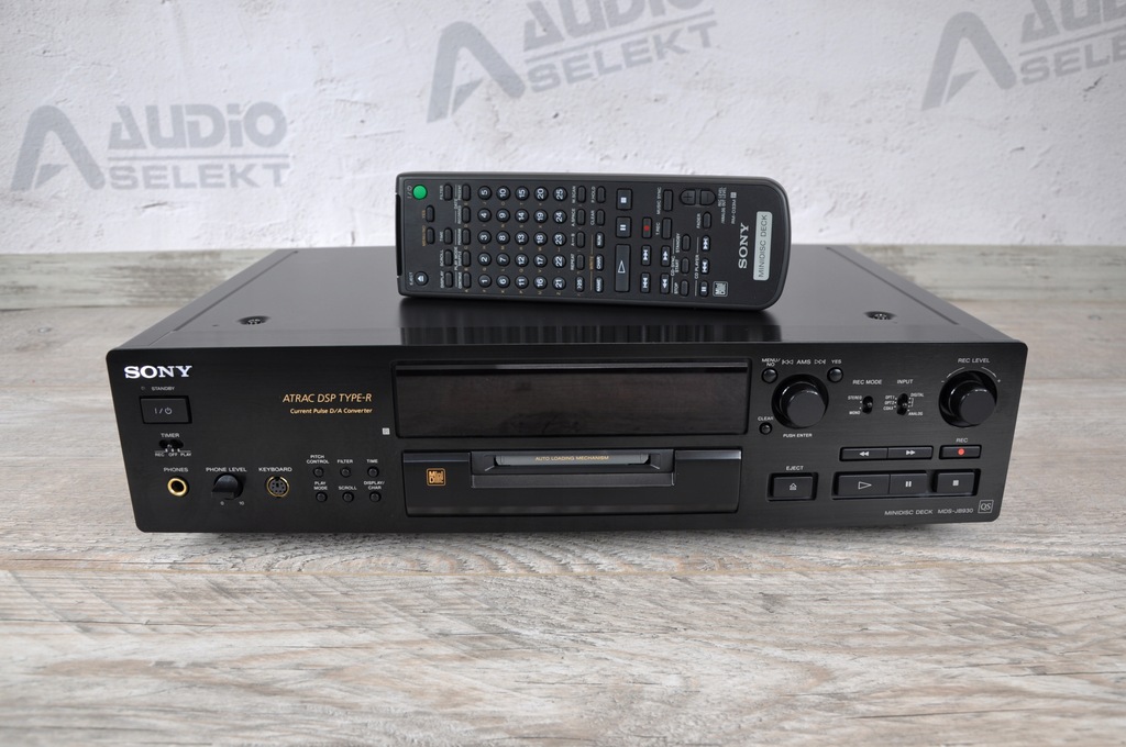 Sony MDSJB930 mini disc,nagrywarka 8774584916 oficjalne archiwum