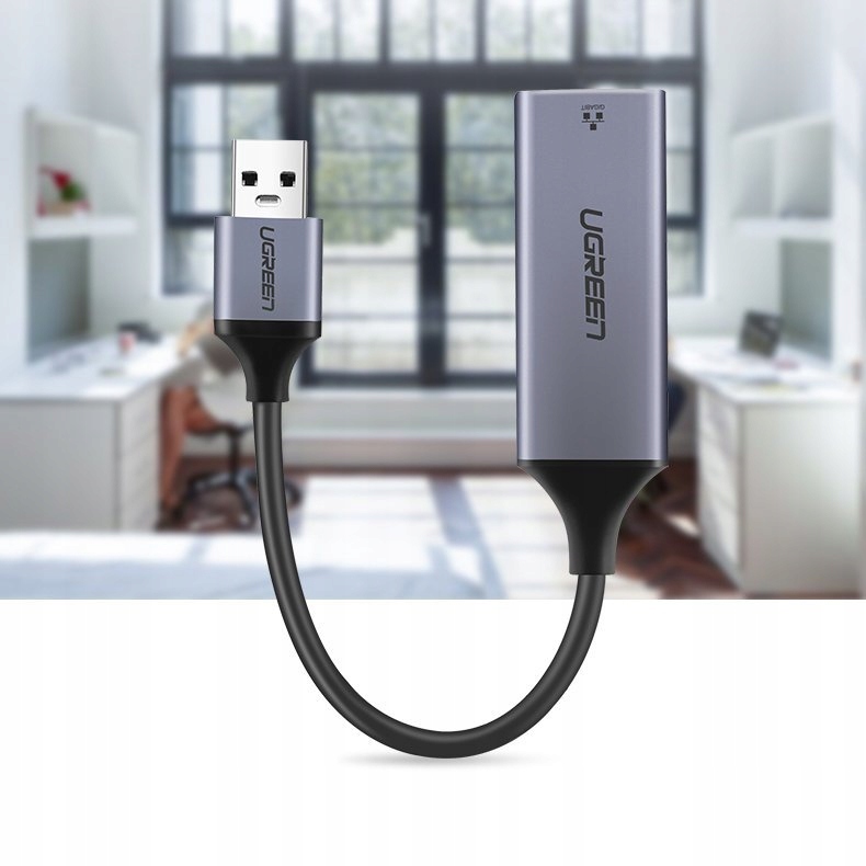 Купить ВНЕШНЯЯ СЕТЕВАЯ КАРТА UGREEN RJ45 USB 3.2: отзывы, фото, характеристики в интерне-магазине Aredi.ru