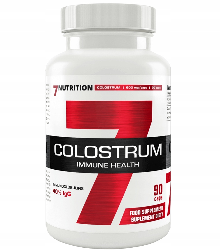 7Nutrition Colostrum siara bydlęca 600 mg 90 kaps. uniw