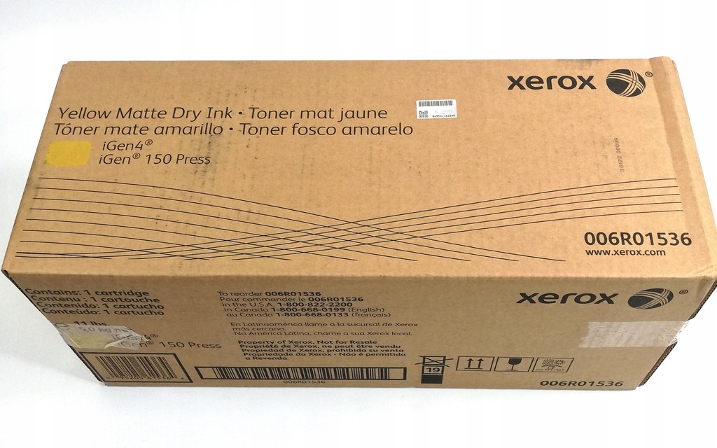 Toner Xerox 006R01536 yellow iGen4, iGen150 WYPRZEDAŻ MAGAZYNU!!