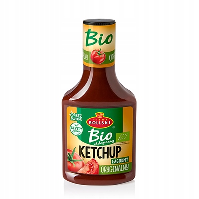 Ketchup oryginalny bio 340g, Roleski
