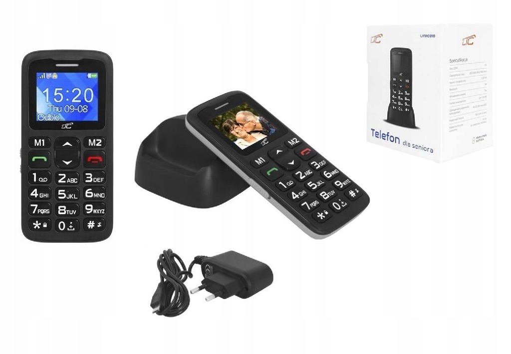 TELEFON KOMÓRKOWY DLA SENIORA LXMOB10 SOS