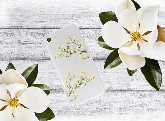 Telone Floral Etui Silikon do Samsung Galaxy S9 Pl