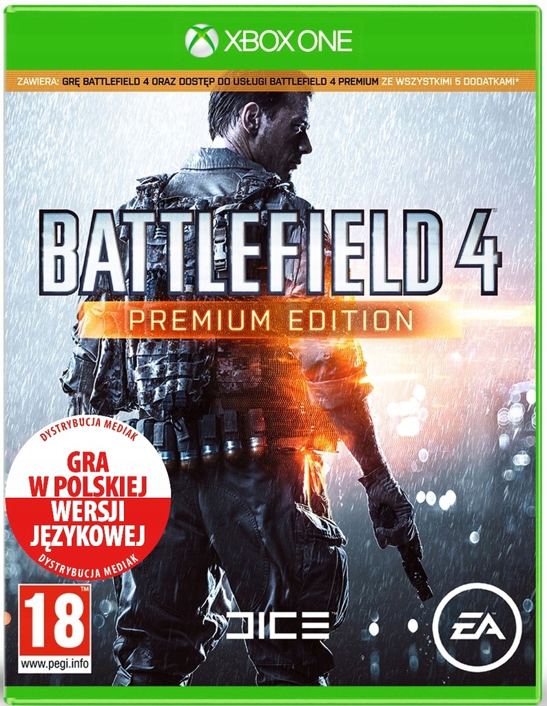 Gra Battlefield 4 Premium Edition Xbox One XOne Series PL DUBBING