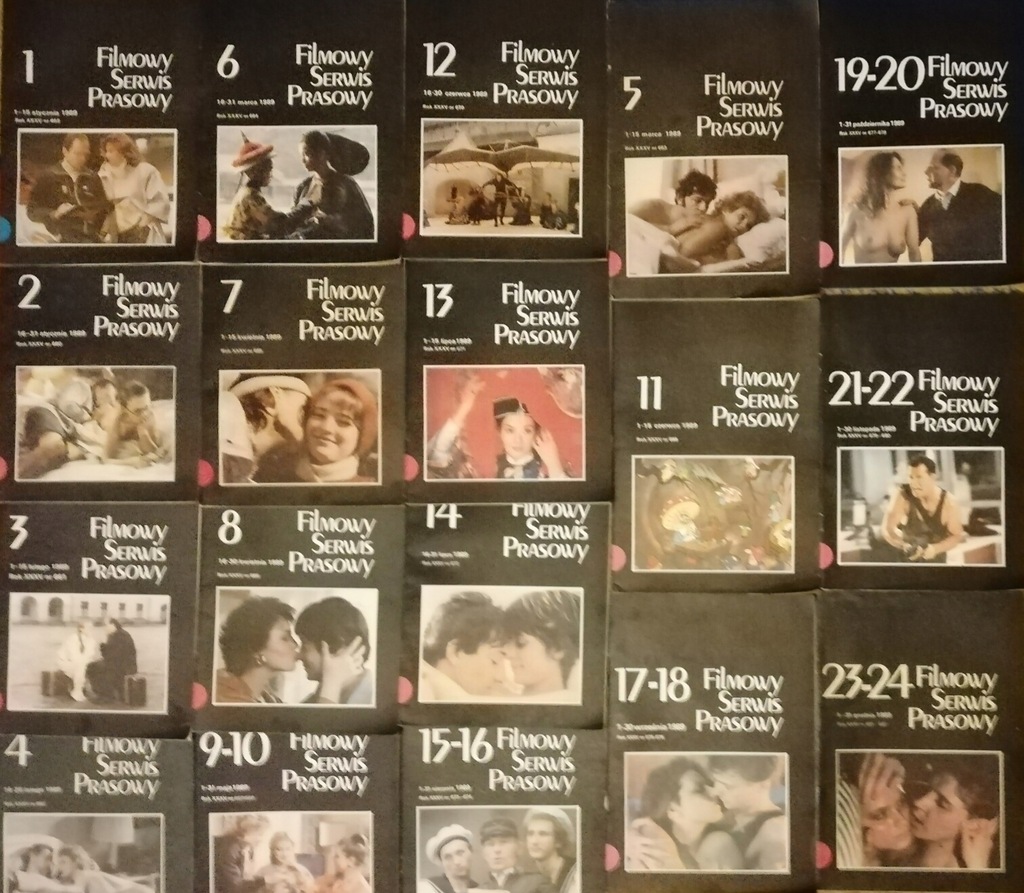 Filmowy Serwis Prasowy rocznik 1989 1-24 SPK
