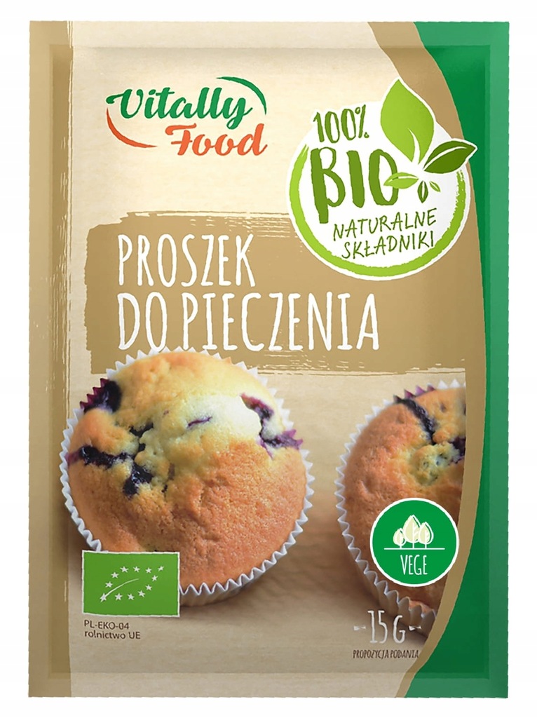 BIO Proszek do Pieczenia.15 g. VEGE .