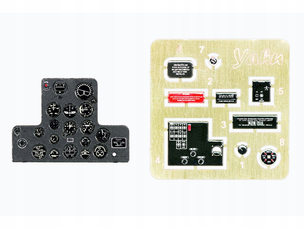Tablica przyrządów do P-40 Tomahawk YMA4842 Yahu