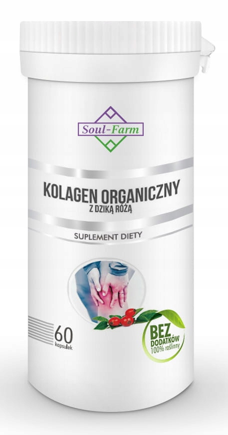 Kolagen morski z dziką różą 400 mg 60 kapsułek sou