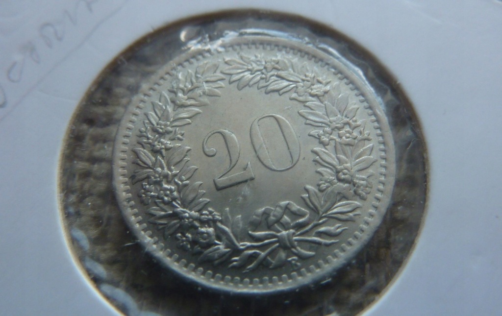 Szwajcaria, 20 Rappen, 1969 rok