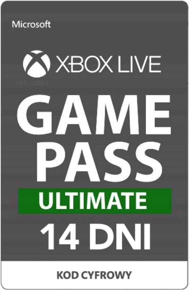 Xbox ONE Game Pass + LIVE GOLD Ultimate 14 DNI