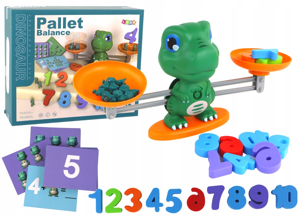 Zabawka Edukacyjna Dinozaur Działania Matematyczne dla 5 latka