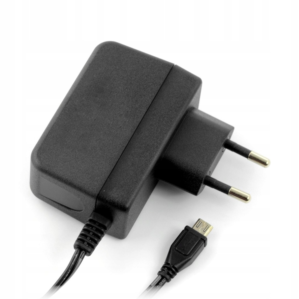 Zasilacz Farnell T6716DV microUSB 5,1 V 2,5 A do Raspberry Pi czarny