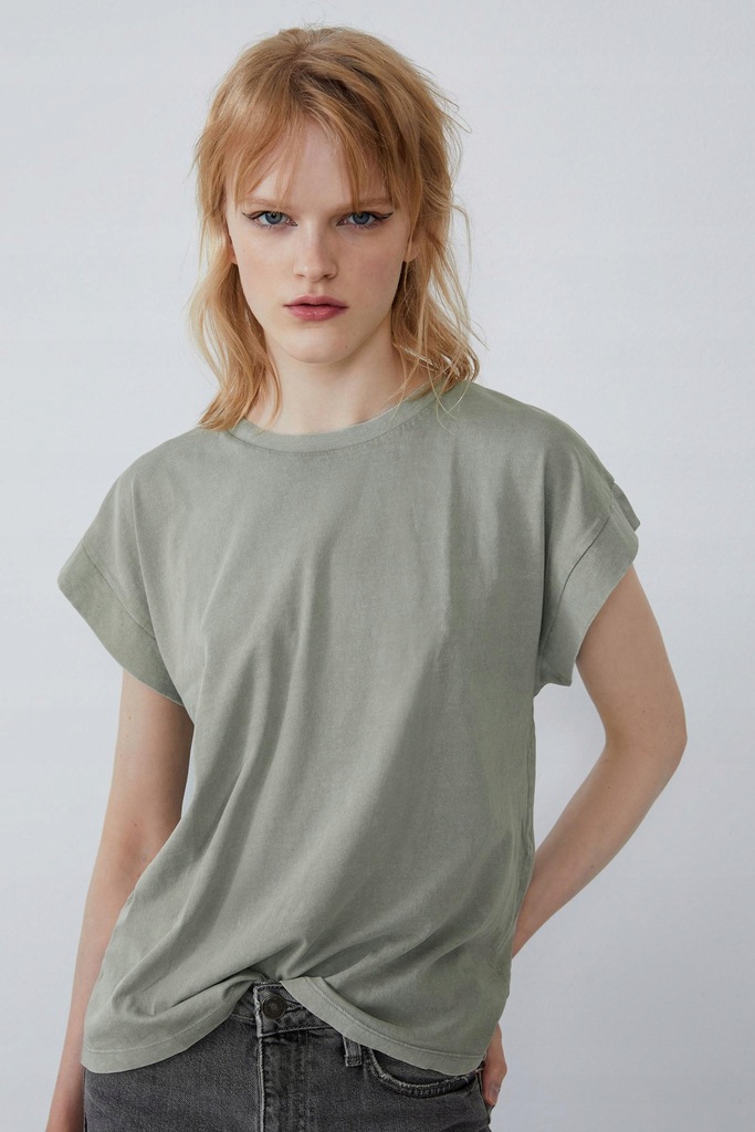 P3G175 ZARA__MK4 KLASYCZNY T-SHIRT__S