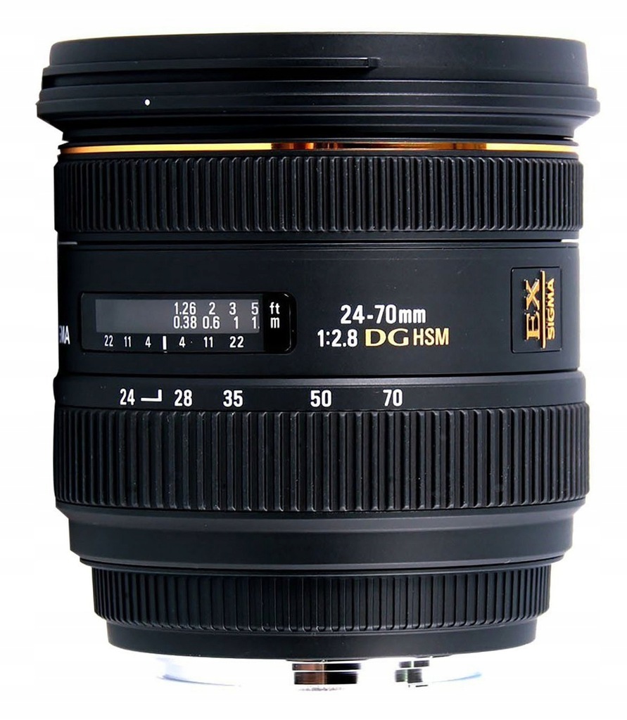 Sigma 24-70 mm f/2.8 IF EX DG HSM, stan idealny, Canon EF 5D, 6D