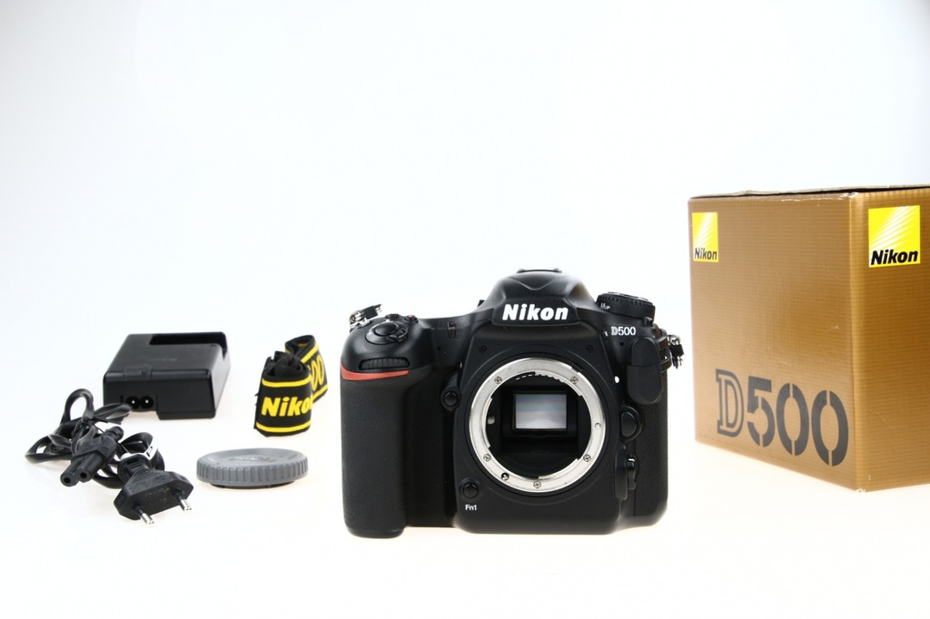 Lustrzanka Nikon D500, body przebieg 48247 zdjęć
