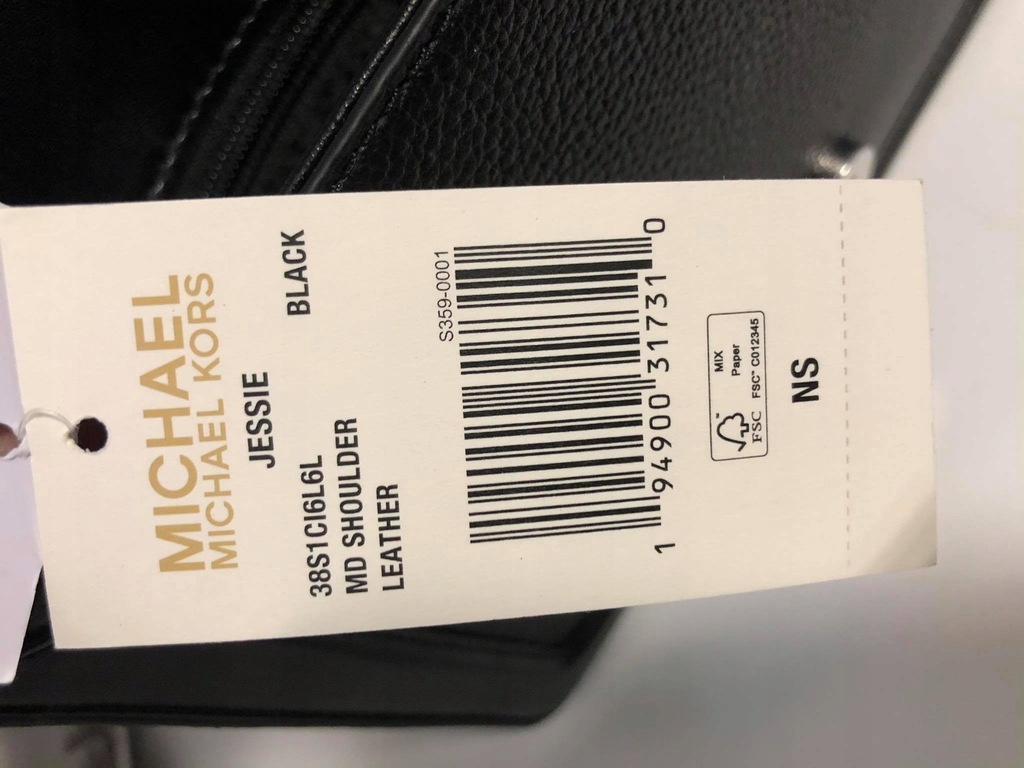 Torebka Michael Kors Jessie 38S1CI6L6L Czarny