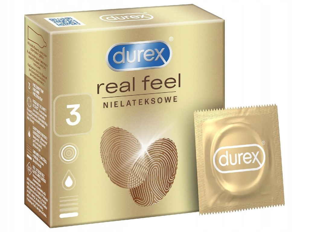 Durex Prezerwatywy Real Feel 3 szt