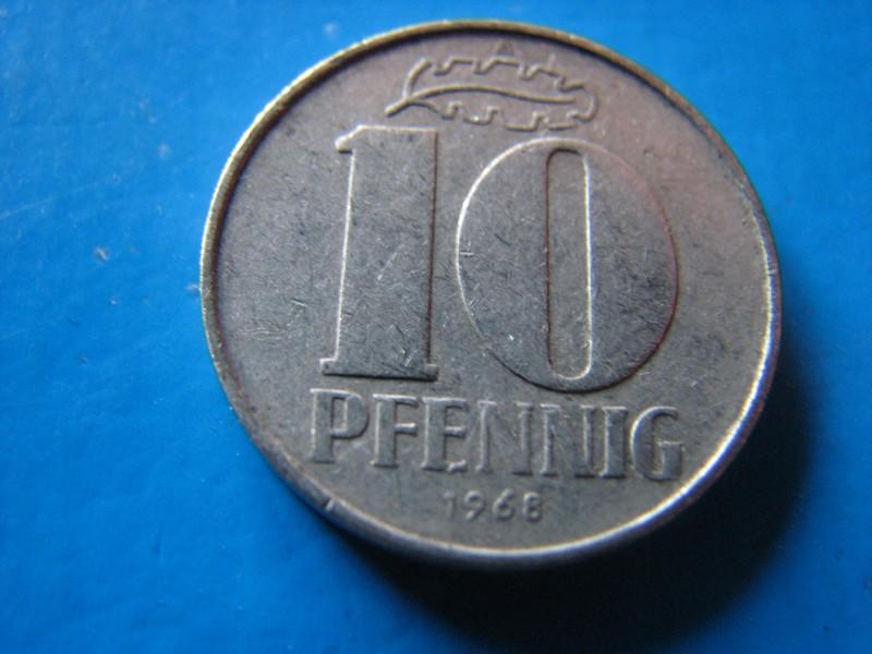 10 PFENNIG 1968 DDR  - WOŚP67