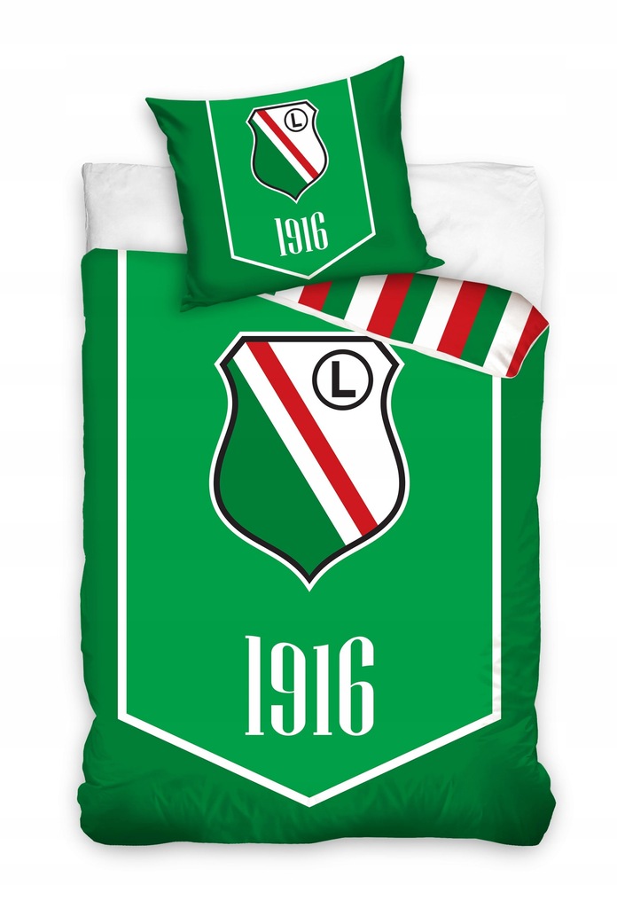 POŚCIEL LEGIA WARSZAWA 140x200 KLUB SPORTOWY CWKS