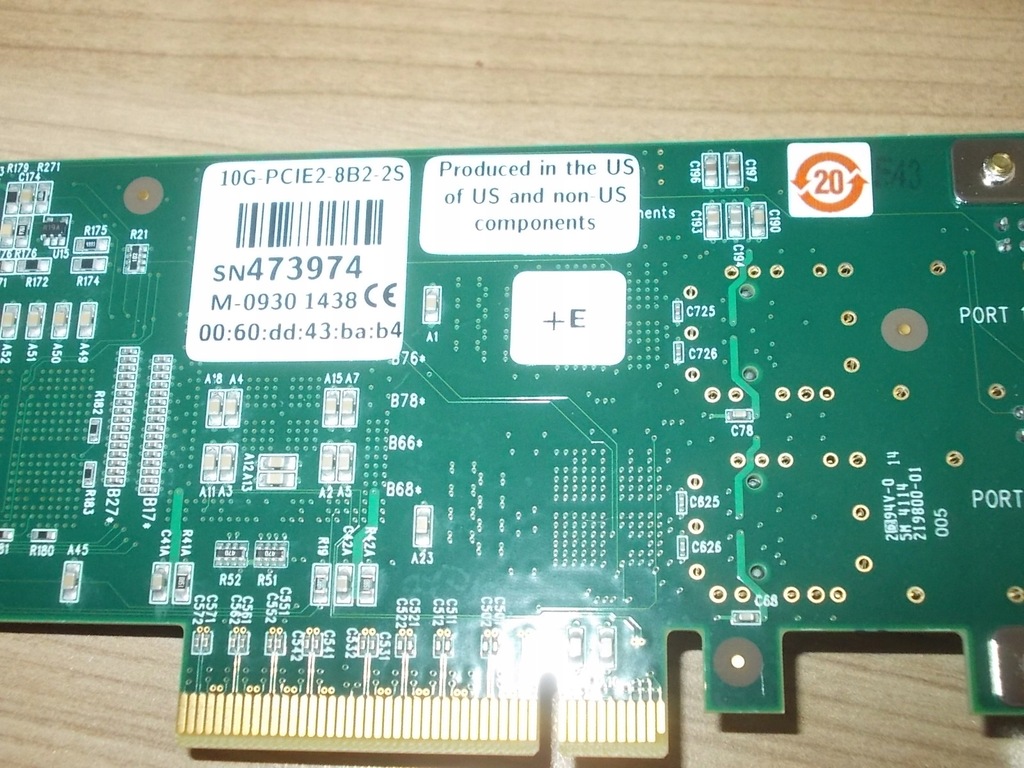 Купить Двухпортовый Ethernet-адаптер PCI-E Myricom 10 ГБ: отзывы, фото, характеристики в интерне-магазине Aredi.ru