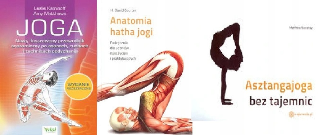 Joga przew. + Anatomia hatha jogi + Asztangajoga