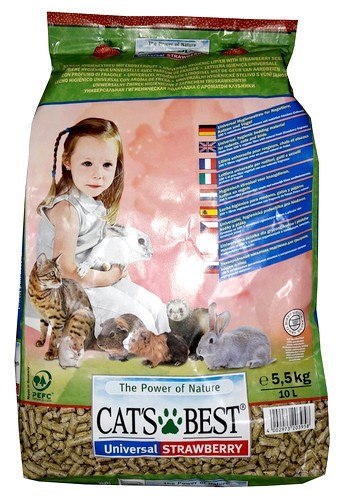 Cat's Best Universal Strawberry 10L/5,5kg Ściółka