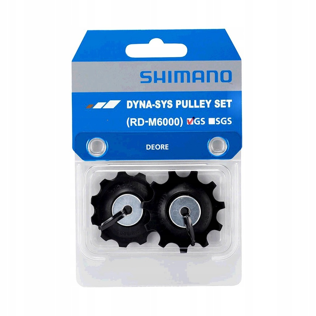 SHIMANO Kółka przerzutki RD-M6000 GS górne i dolne
