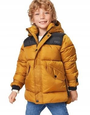 K6U022 ZARA KIDS__MK4 KURTKA KAPTUR KONTRAST__128