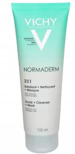 VICHY NORMADERM żel do mycia+peeling+maska 125ML