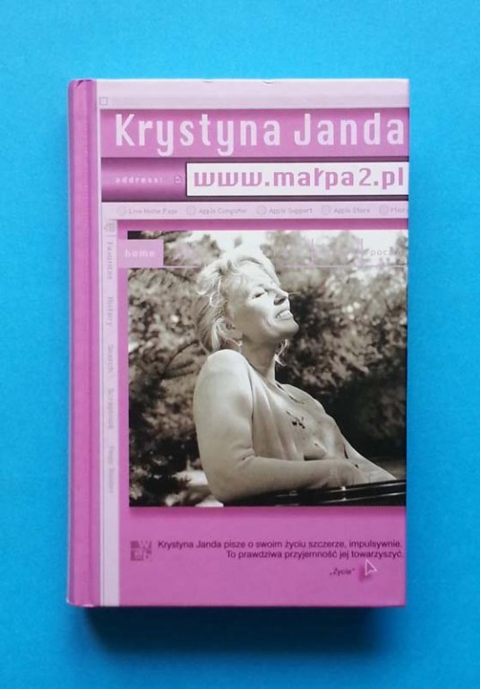 www.małpa2.pl Krystyna Janda AUTOGRAF
