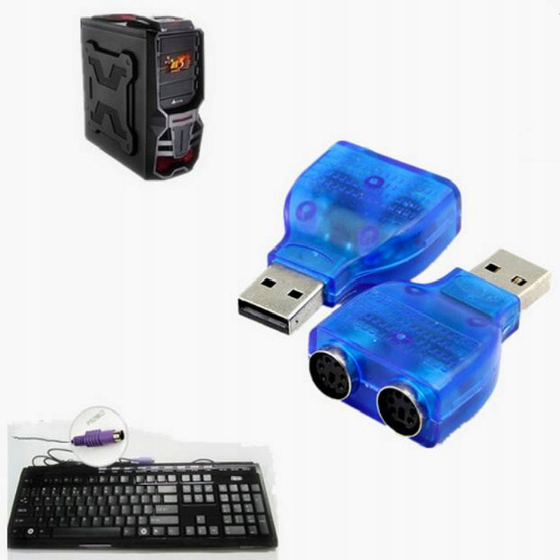 Купить USB-АДАПТЕР Адаптер PS2 КЛАВИАТУРА МЫШЬ: отзывы, фото, характеристики в интерне-магазине Aredi.ru