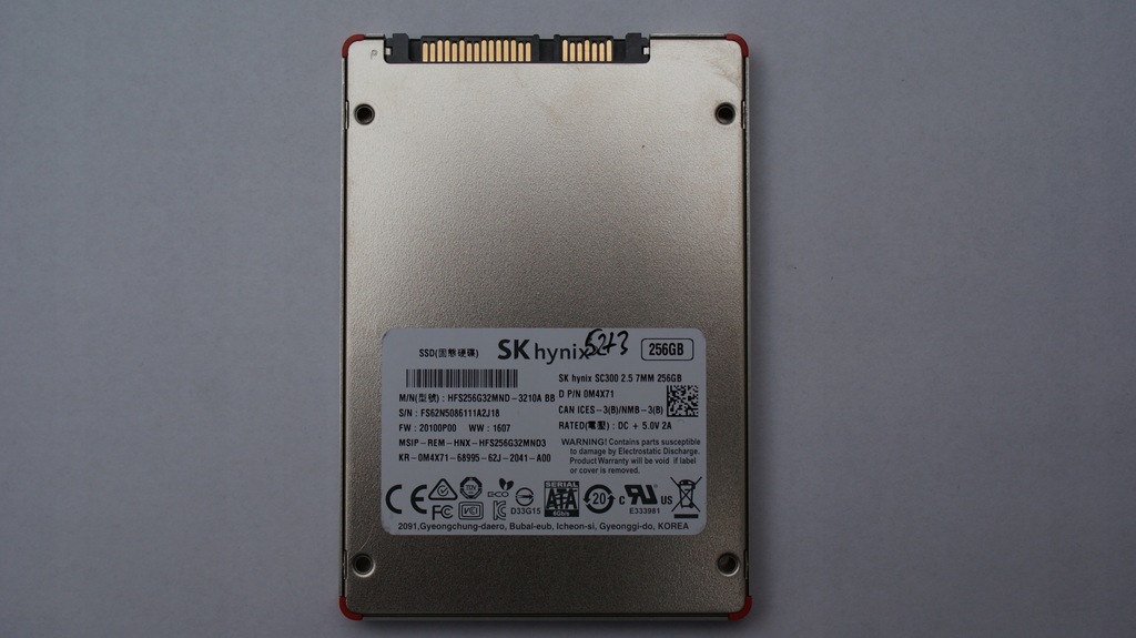 SSD 2.5" 256 GB Hynix SC300