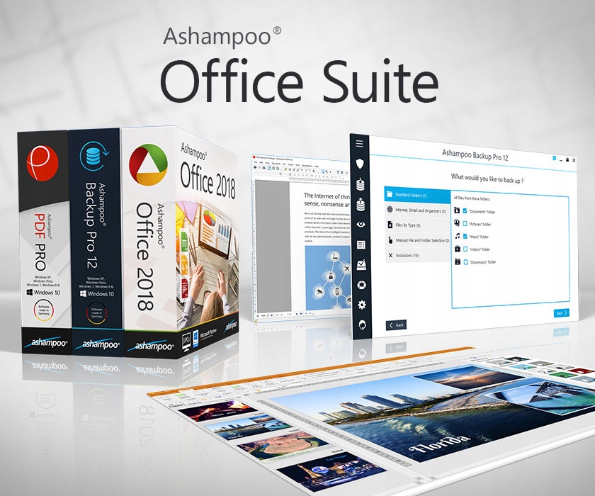 Купить Пакет Ashampoo для Office 2018 PDF Pro Backup Pro 12: отзывы, фото, характеристики в интерне-магазине Aredi.ru