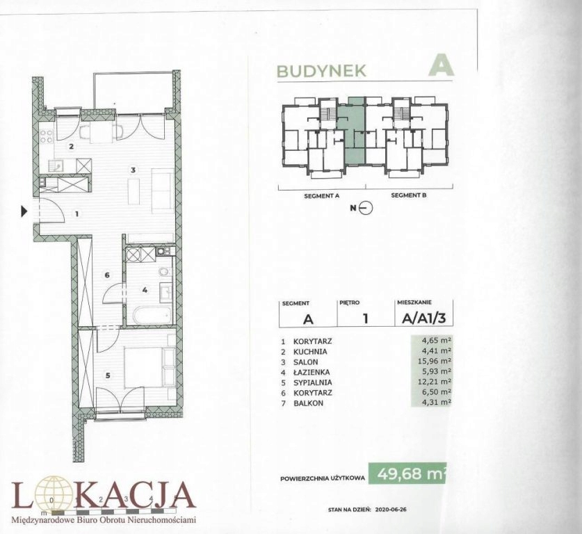 Mieszkanie, Kalisz, 50 m²