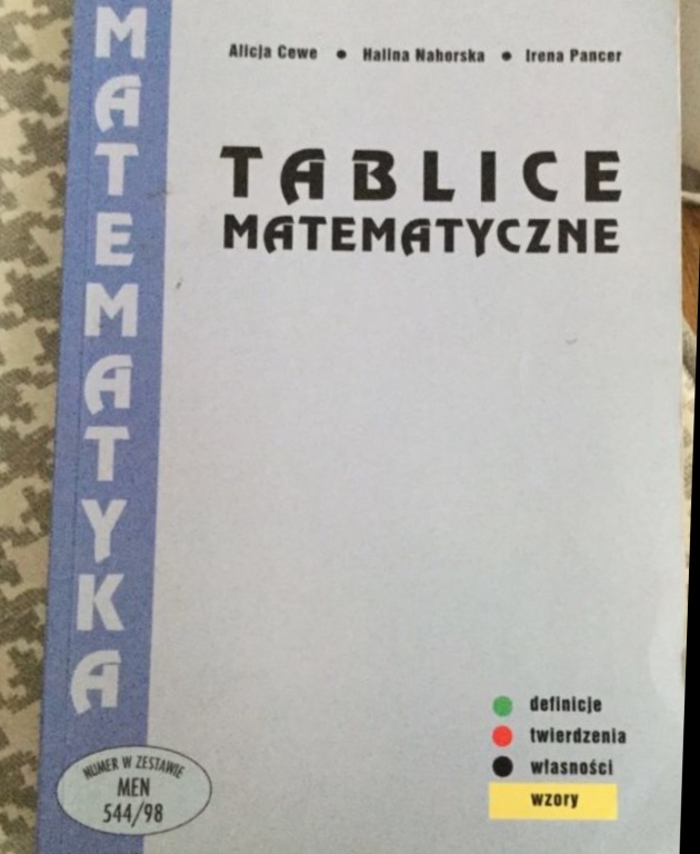 Tablice matematyczne