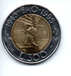 SAN MARINO - 500 LIRA - 1995r. (86)