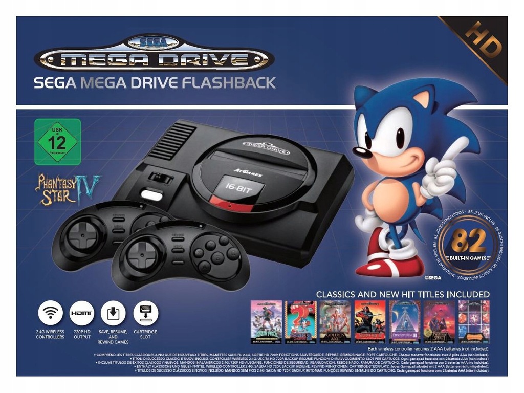 Okazja! Konsola SEGA MEGA DRIVE Flashback HD