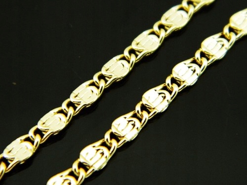 Złoty łańcuszek ze stali szlachetnej - biżuteria z