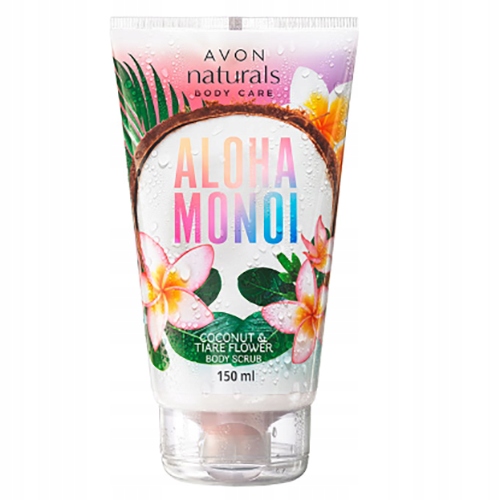 Avon Scrub do ciała Kokos i Kwiat Tahiti