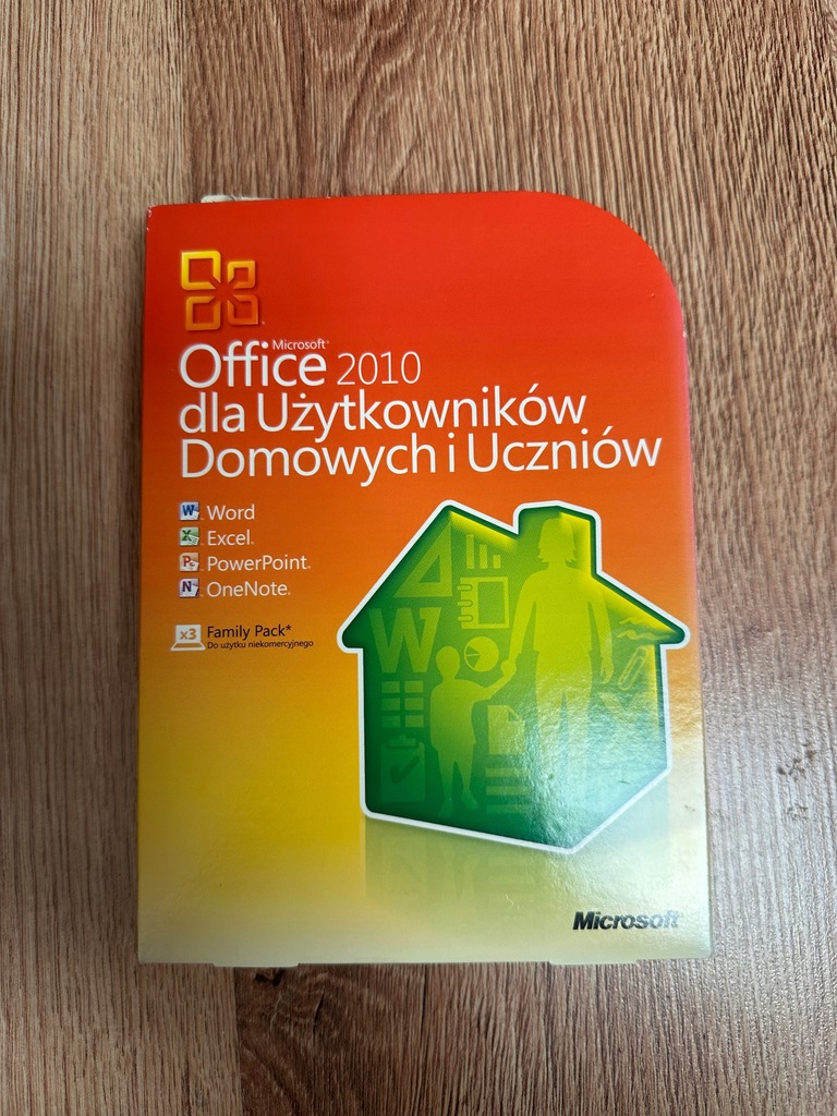 Office 2010 dla użytkowników domowych i uczniów x3