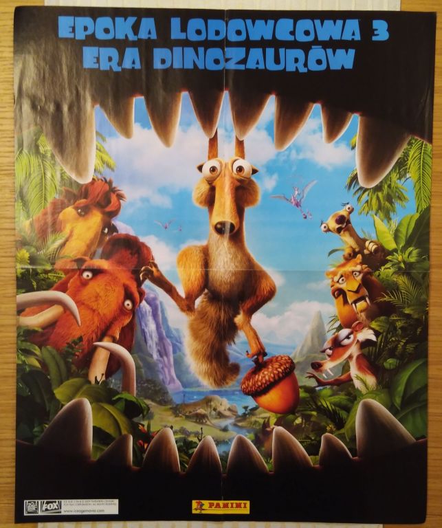 Plakat Epoka Lodowcowa 3 Era Dinozaurów - ponownie