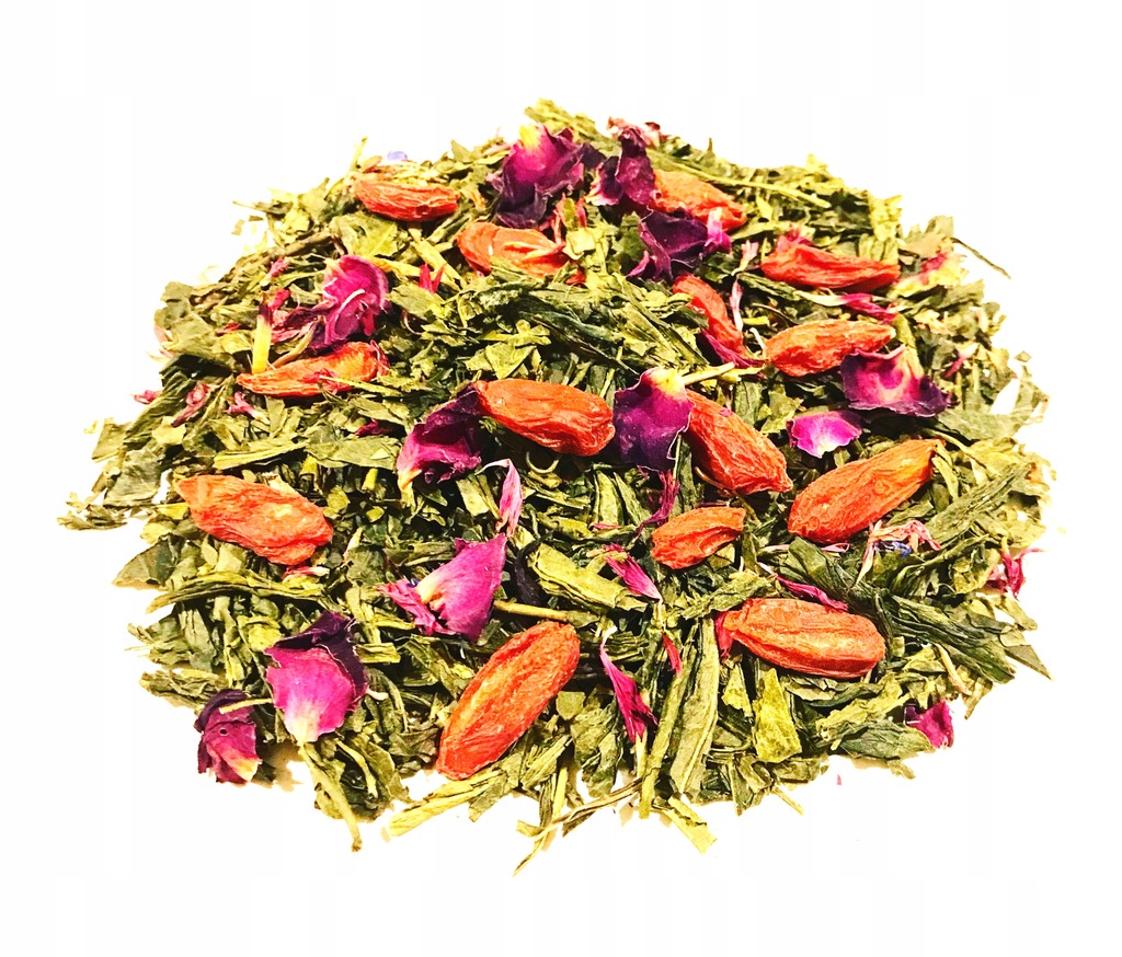 HERBATA ZIELONA SENCHA GOJI 1 kg LIŚĆ aromatyczna