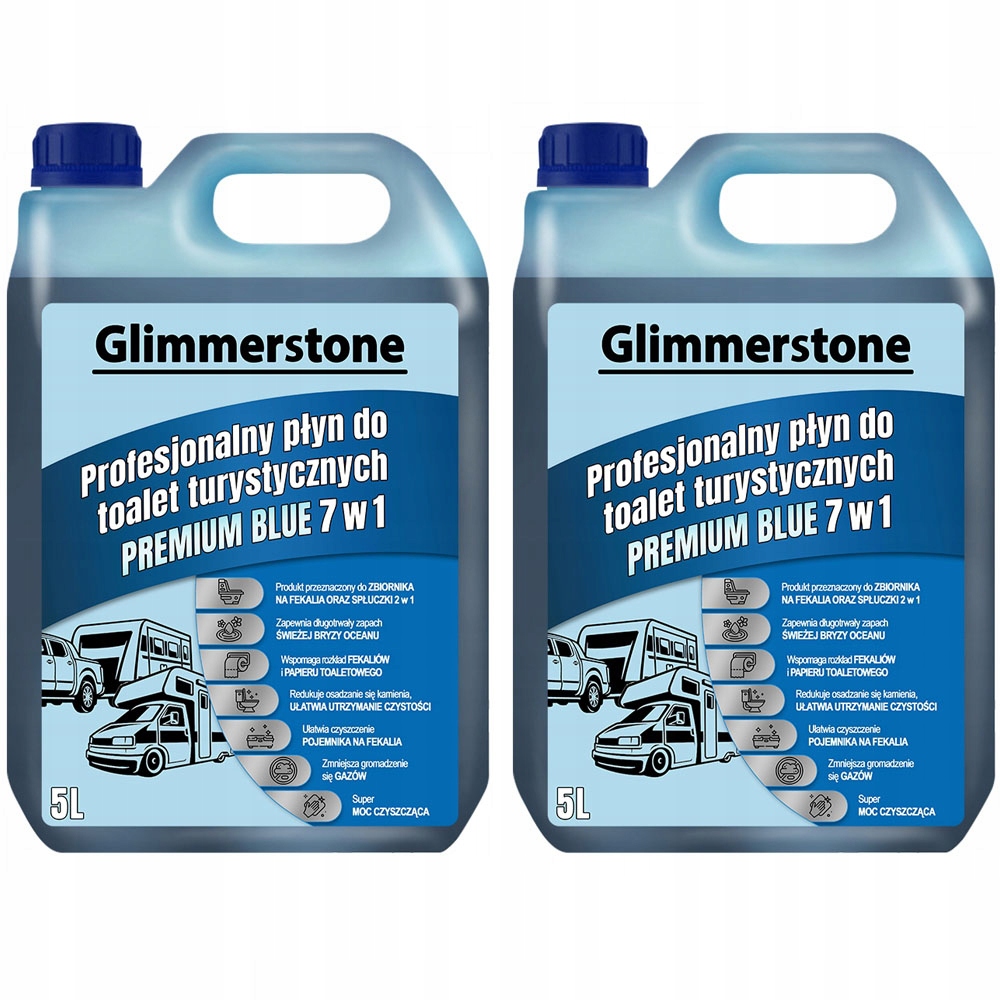 PŁYN DO TOALET TURYSTYCZNYCH 7w1 PREMIUM BLUE 10L