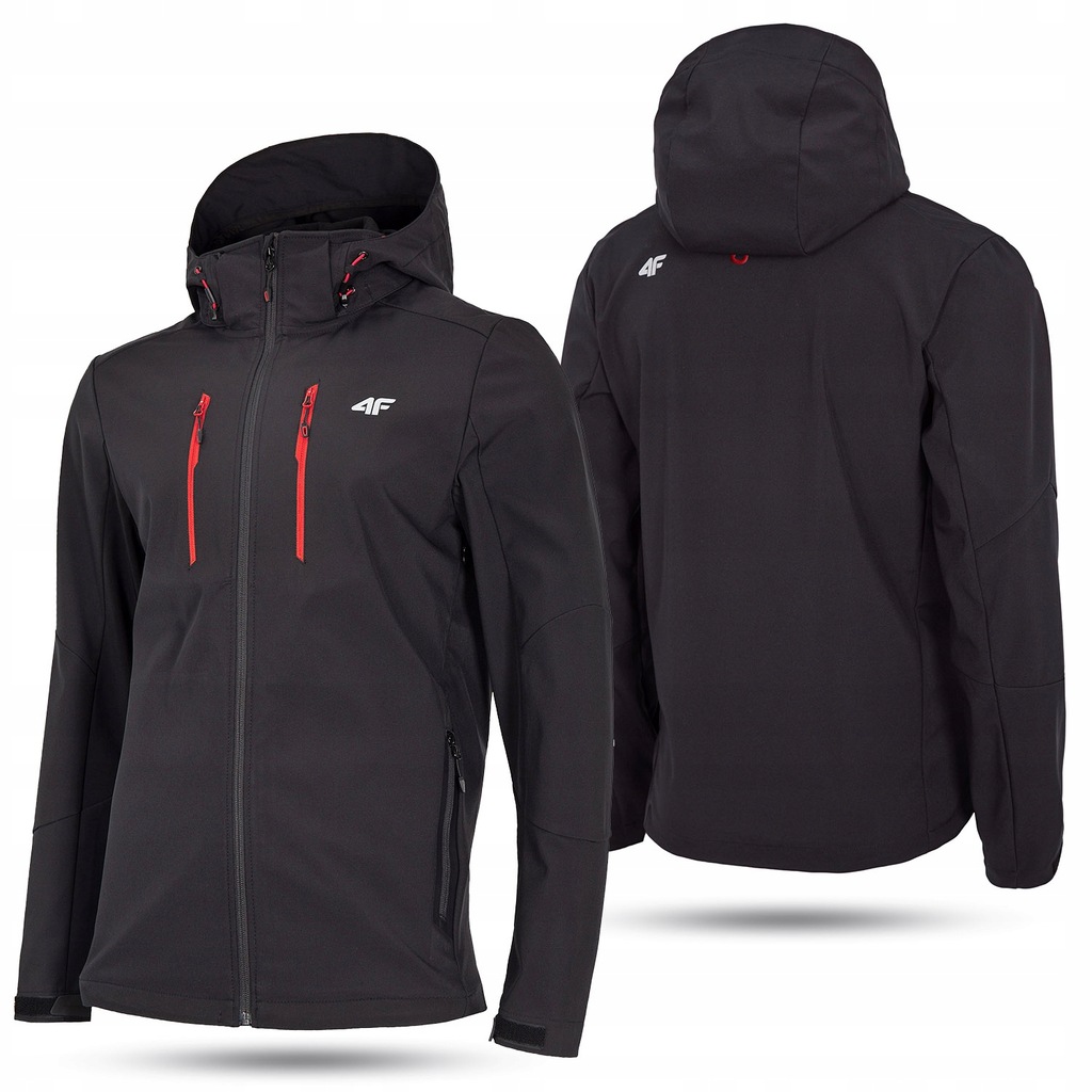 4F MĘSKA KURTKA SOFTSHELL PRZEJŚCIOWA L20-SFM003