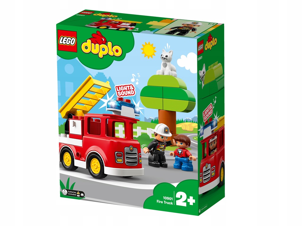 KLOCKI LEGO 10901 DUPLO Wóz strażacki - 10184124801 - oficjalne ...