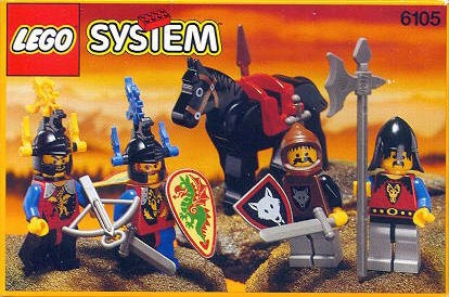 LEGO CASTLE ZESTAW 6105 MINIFIGURES LEGOLAND ZAMEK